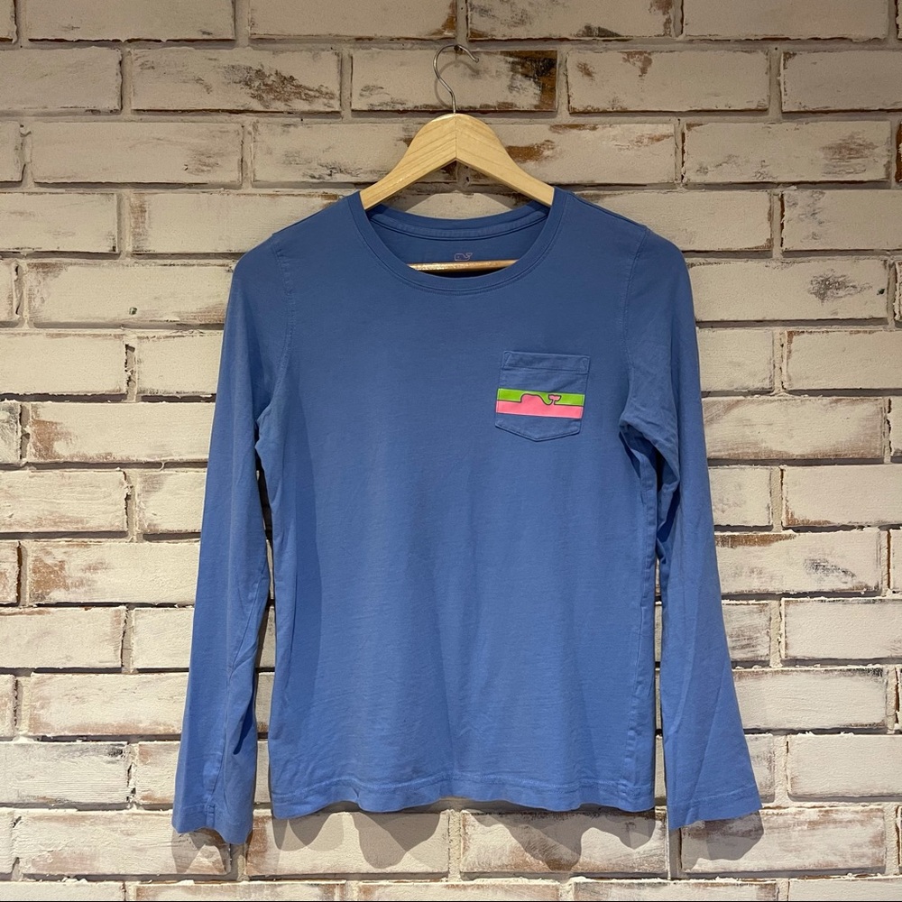 Vineyard vines long sleeve pocket T-shirt